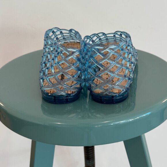 The Sienna Jelly Flat - Blue - 8.5 - Picture 5 of 8